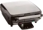 Cuisinart 4-Slice Belgian Waffle Maker, Stainless Steel/Black, WAF-150P1