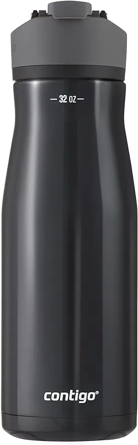 Contigo AUTOSEAL Licorice 32oz Water Bottle, Ideal for biking, cycling, sports, and outdoor excursions