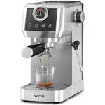 wirsh Espresso Machine, 20Bar Plastic Free Espresso Maker with Stainless Stee...