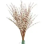 10pcs 29.5&quot;/75cm Long Stem Artificial Flowers, * Flower Artificial Flowers For Wedding Home Office Party Hotel Indoor Or Yard Decoration(White)