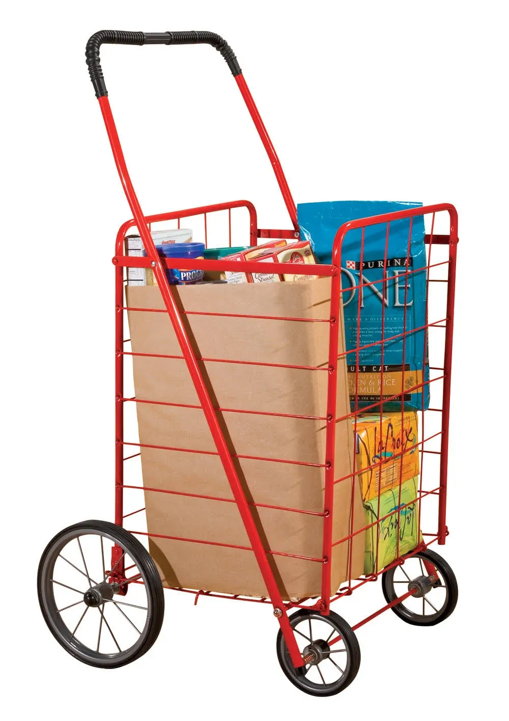 Deluxe Steel Shopping Cart XL