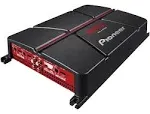 Pioneer GM-A4704 4-Channel Bridgeable Amplifier,Black/red