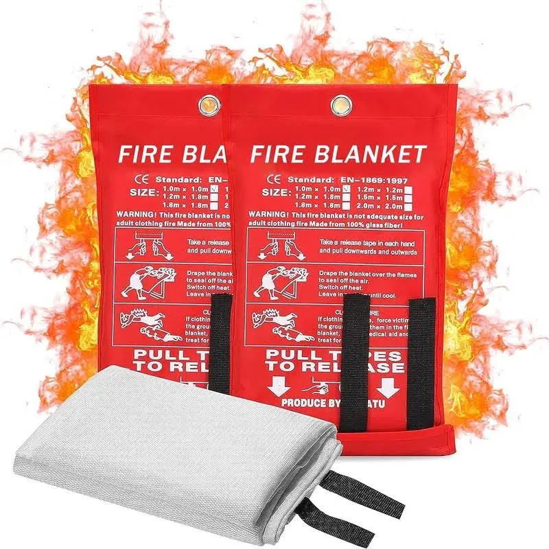 Kitchen Emergency Fire Blanket Fire Suppression Blanket Fiberglass Fire Blanket