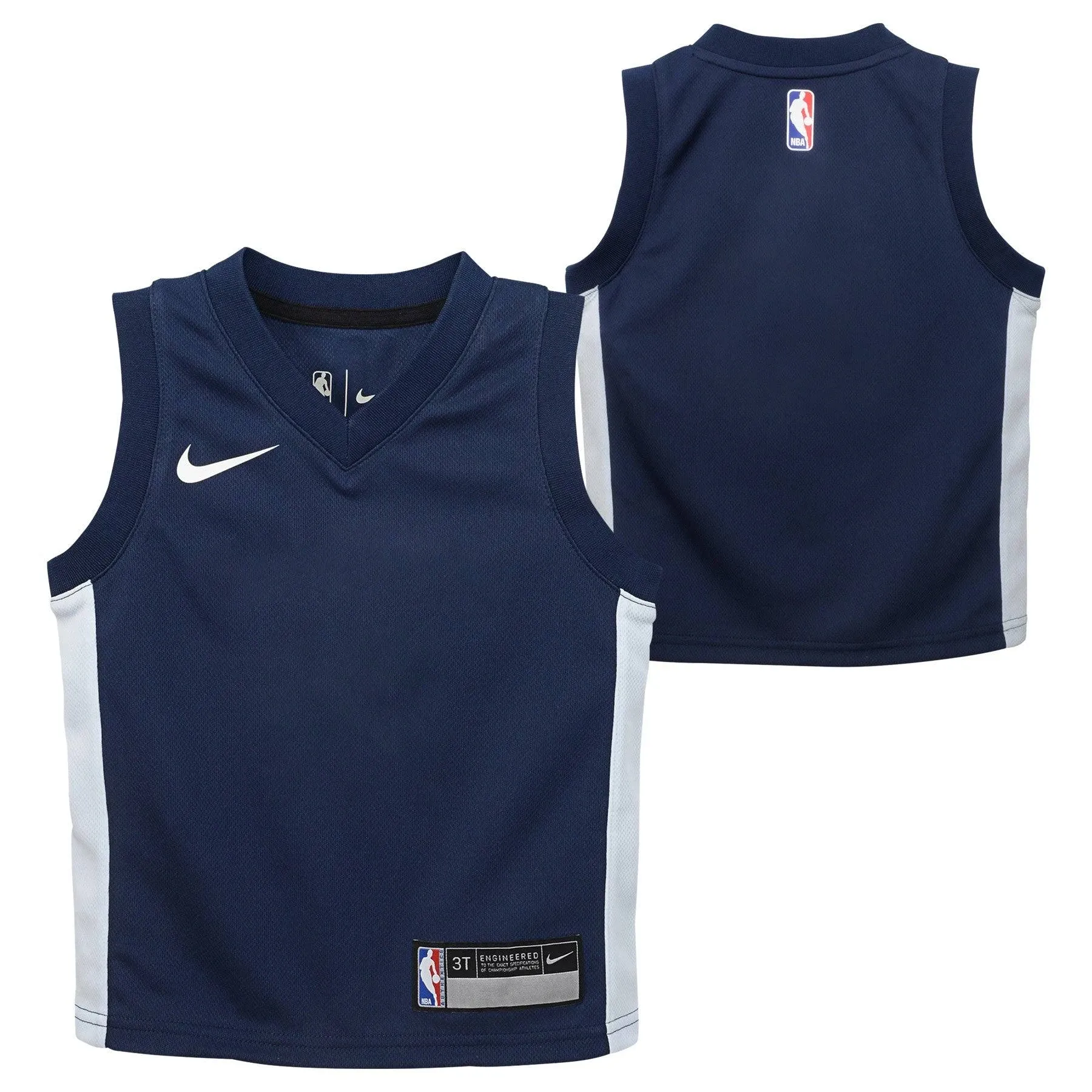 Nike Memphis Grizzlies NBA Toddlers (2T-4T) Replica Icon Blank Jersey, Blue - 