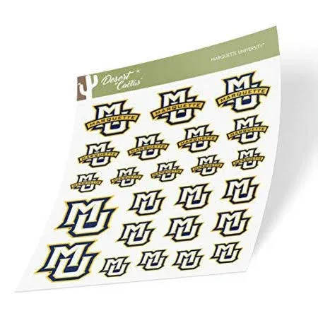 Marquette University Golden Eagles Sticker (Type 1-1 Sheet)