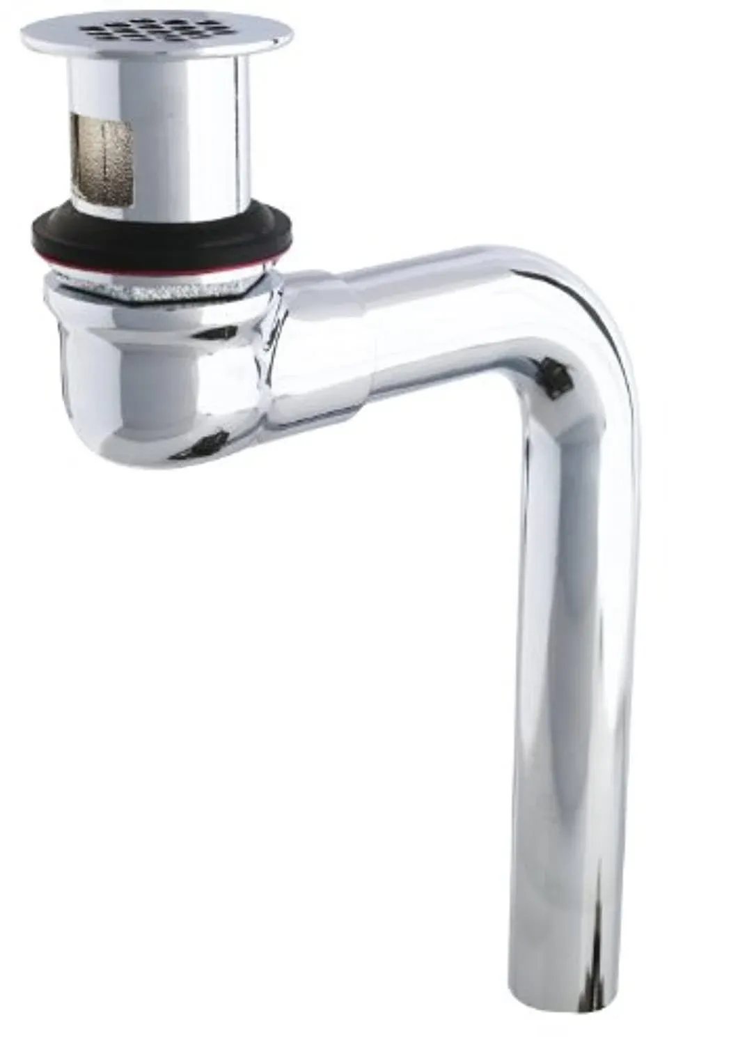 T S Brass B-0898-OF Grid Drain Assembly, Offset, Polished Chrome