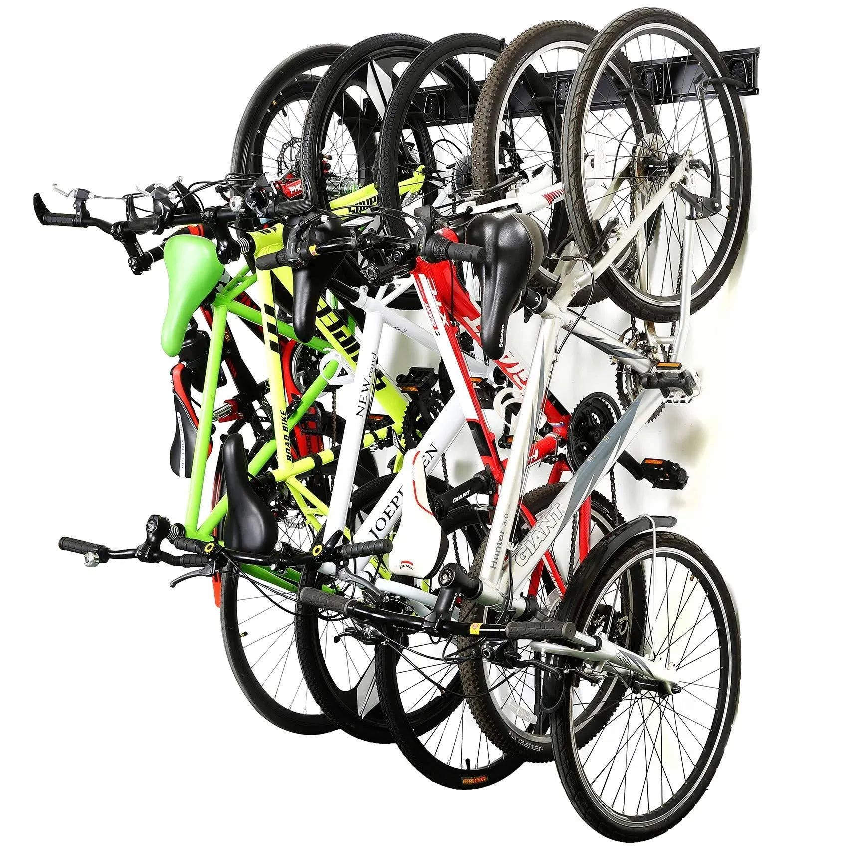 Ultrawall Stainless Steel Bike Storage Rack,6 Bike Storage Hanger Wall Mount ...