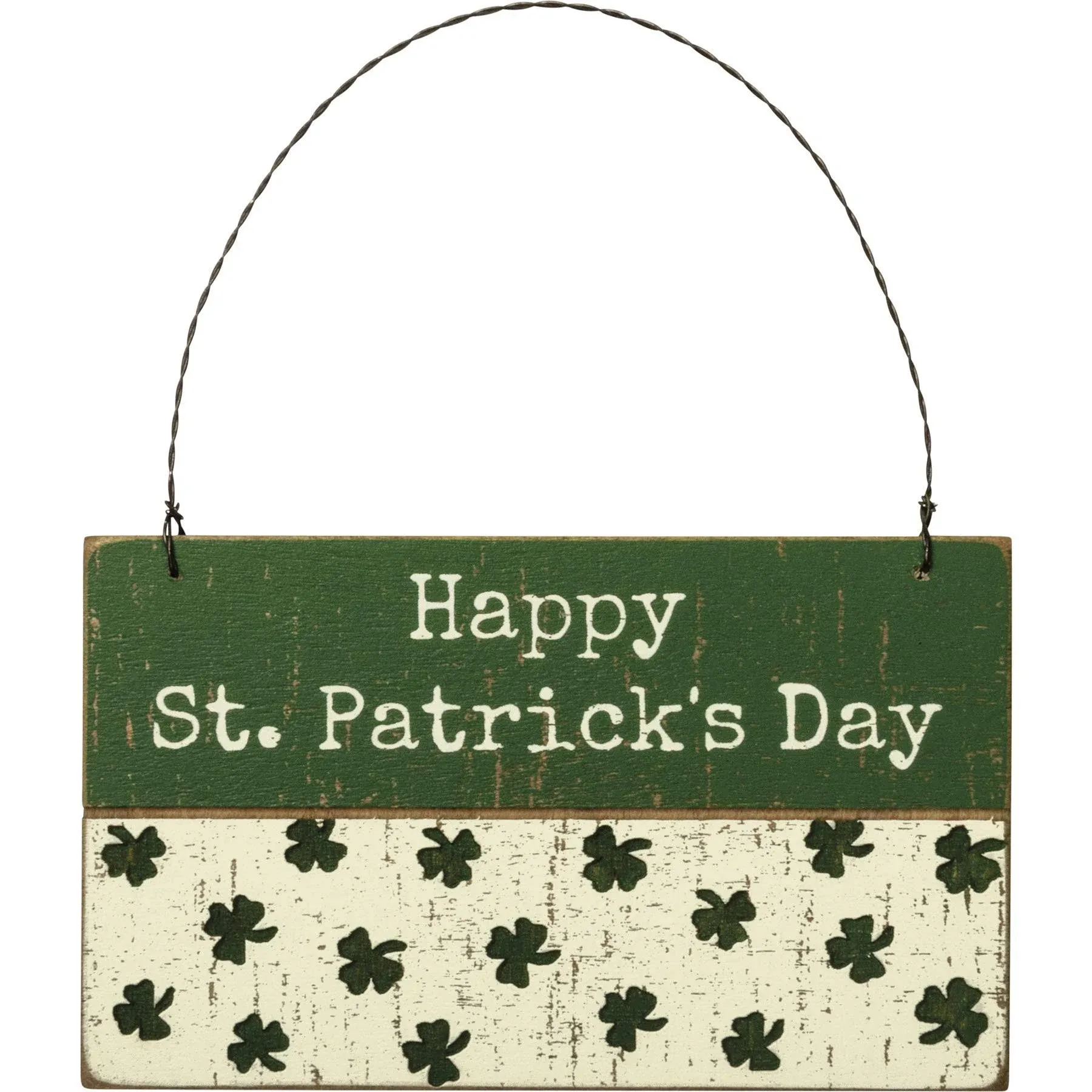 St. Patrick&#x27;s Day - Slat Wood Ornament