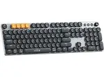 ProtoArc Bluetooth Mechanical Keyboard for Office, Mech K300 Tactile Quiet Comfortable Keyboard with Backlit Keys, 2.4G/USB-C/Bluetooth, Rechargeable,