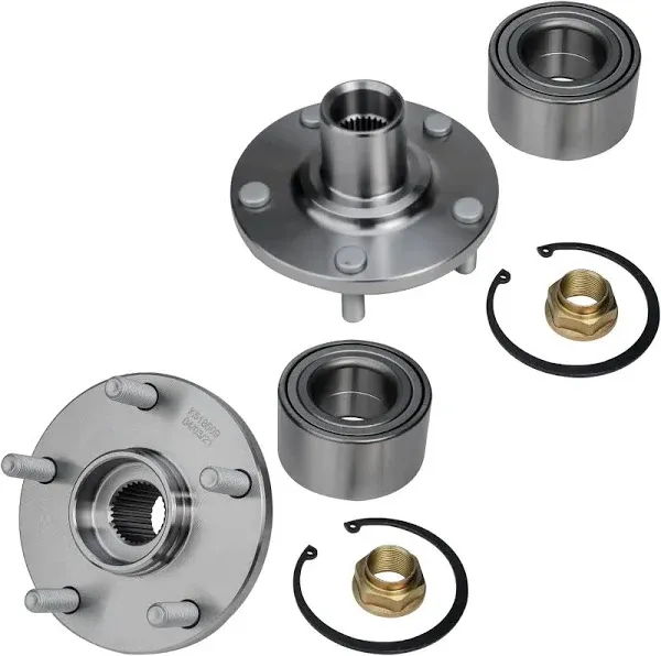 Detroit Axle - 2 Front Wheel Bearing Hubs for 1992-2003 Toyota Camry Sienna Avalon Solara Lexus ES300 RX300, Replacement 1993 1994 1995 1996 1997 1998 1999 2000 2001 2002 Wheel Bearing and Hubs