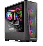 Skytech Gaming Eclipse Lite Gaming PC Desktop – AMD Ryzen 7 7800X3D 4.2 GHz, NVIDIA RTX 4070 Ti, 1TB NVME Gen4 SSD, 32GB DDR5 RAM RGB, 850W Gold PSU, 360mm AIO, 11AC Wi-Fi, Windows 11 Home 64-bit