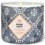 “BOOK LOFT” fragrance by BBW/WB collection, 3-wick candle?️NWTag on base