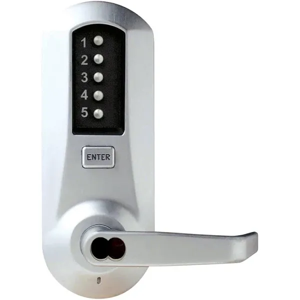 Kaba Simplex 5031BWL-26D-41 Lever Mechanical Pushbutton Lock Key Bypass Cylindrical D.O.D. Prep For