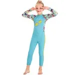 Kids Girls Boys Wetsuit Full Body Neoprene Thermal Swimsuit 2.5MM for Toddler...