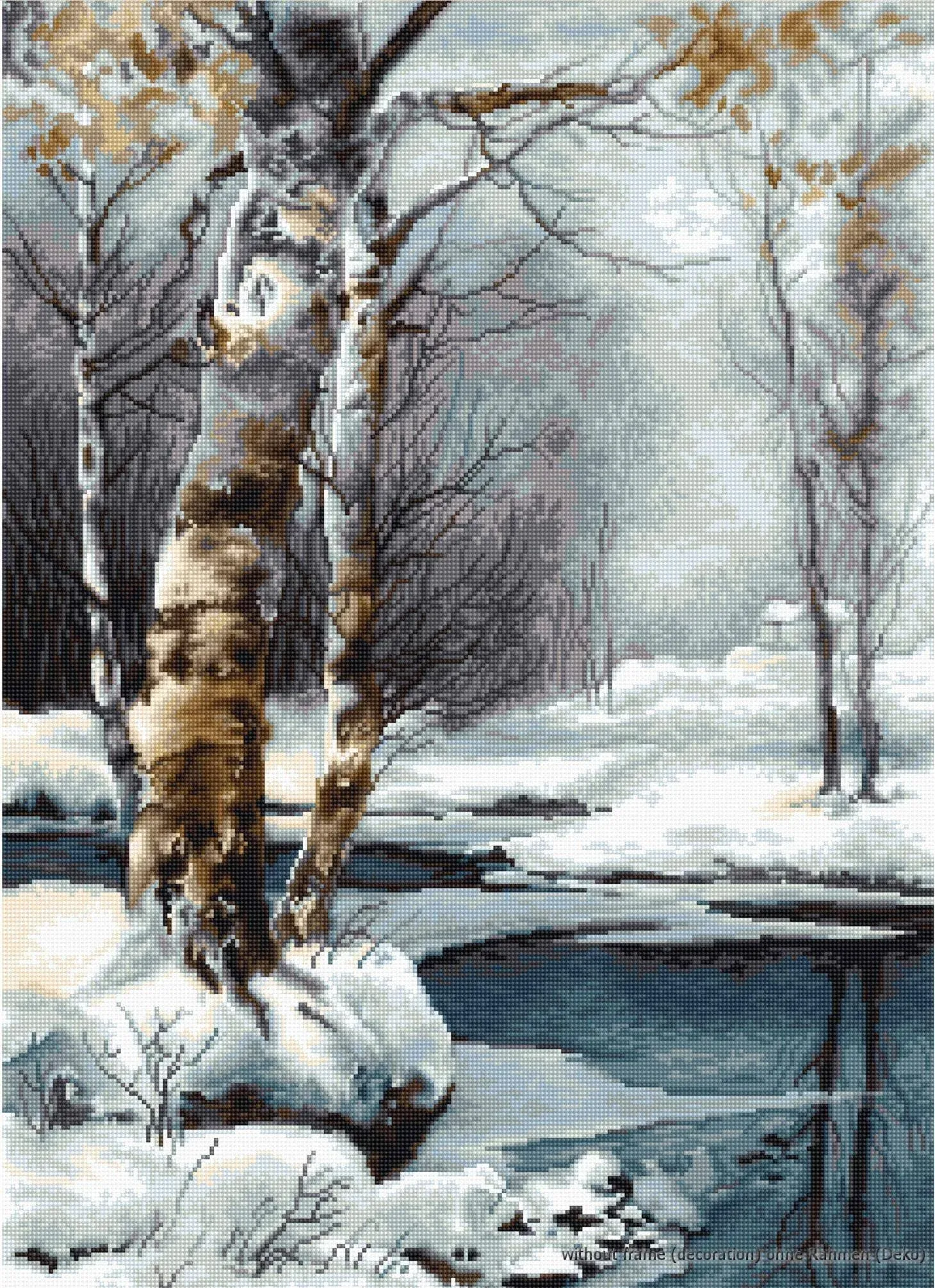 Cross Stitch Kit Luca-S - Winter Landscape, B560