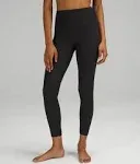 Lululemon Women's Align High-Rise Ribbed Pant 25" Size: 0 Black