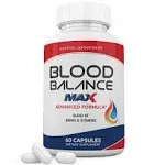 Justified Laboratories Blood Balance Max 1295mg Formula Supplement Pills 60 Capsules