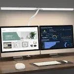 Led Desk Lamp for Office Home - Eye Caring Architect lamp with 1 Set-Black