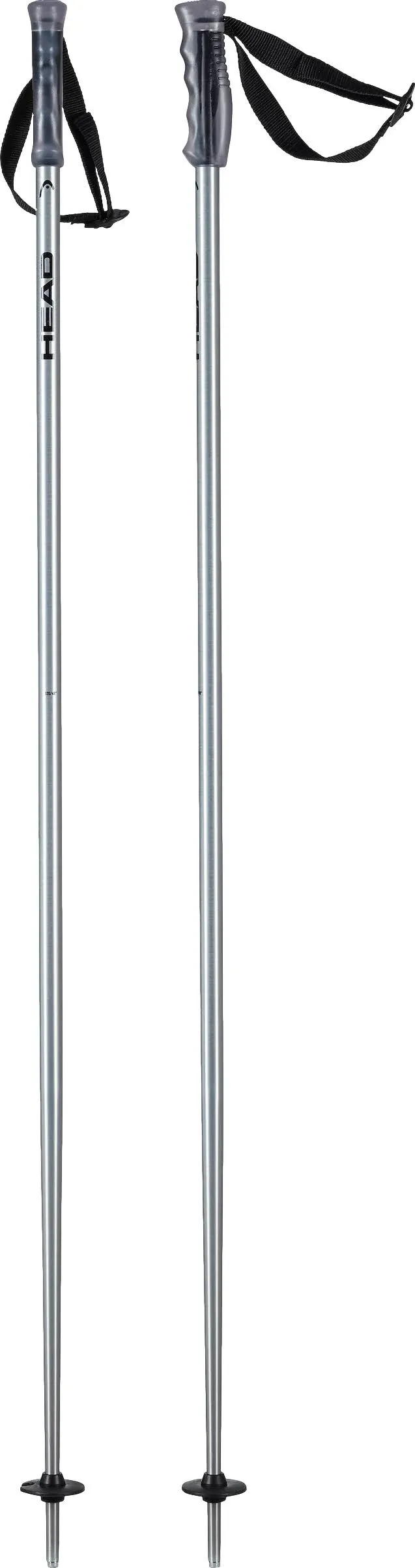 HEAD Unisex Multi Brushed Aluminum Black Poles