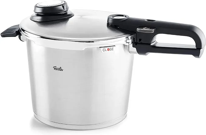 Fissler Vitavit Premium Pressure Cooker with Steamer Insert, 8.5 Quart