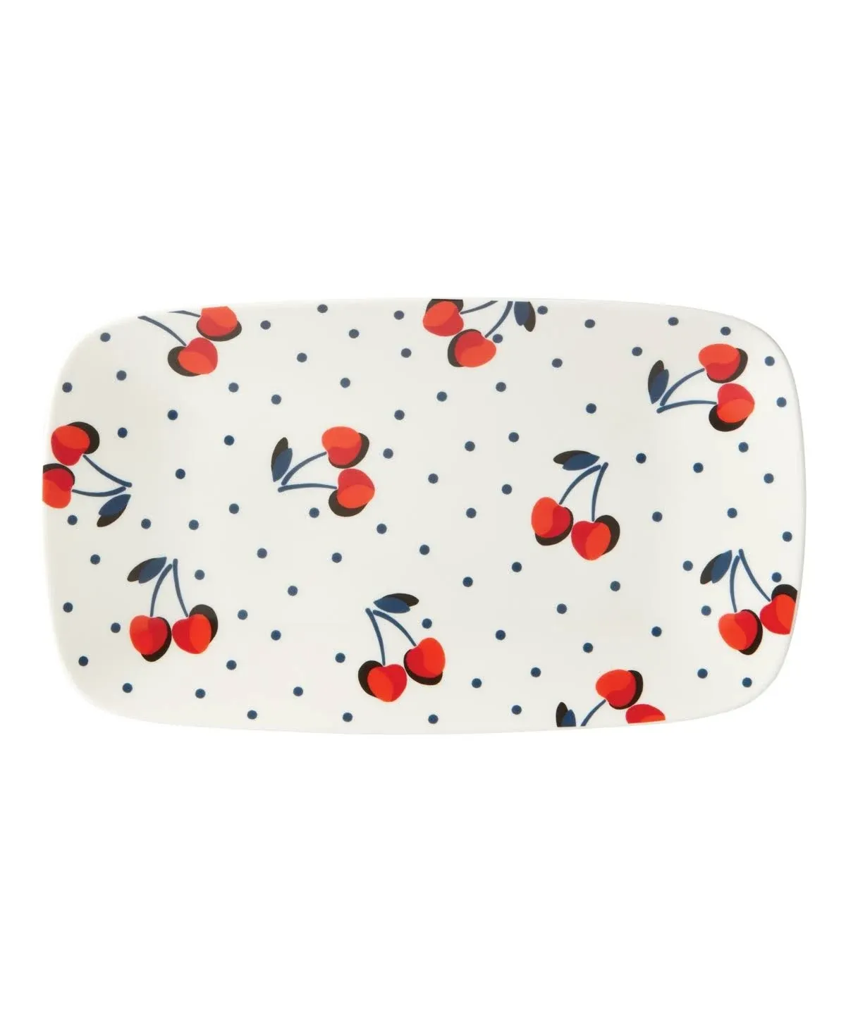 Kate Spade New York Vintage Cherry Dot Hors D'oeuvre Tray