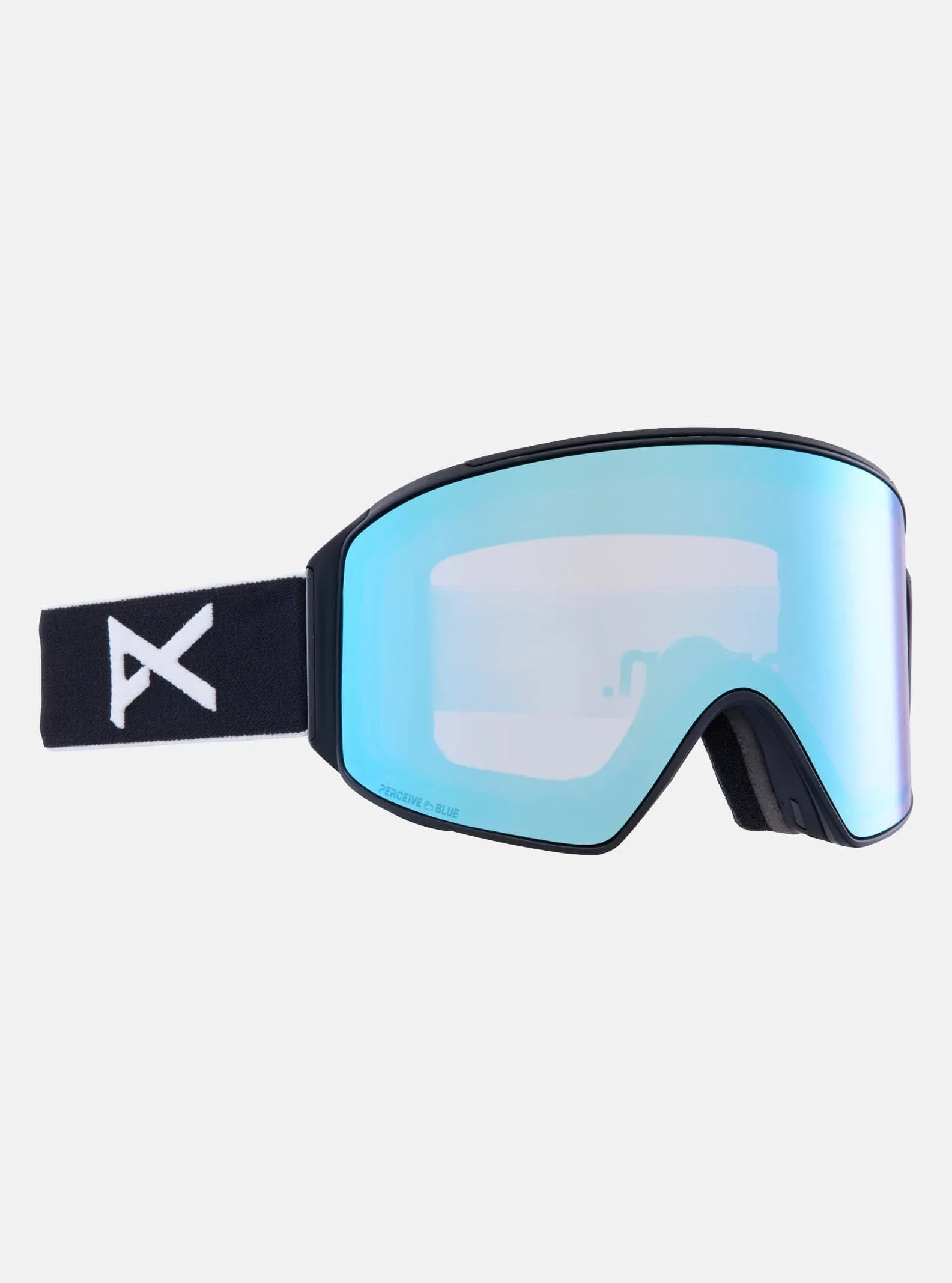 Anon M4 Low Bridge Fit Goggles (Cylindrical) + Bonus Lens + MFi Face Mask, Frame ...