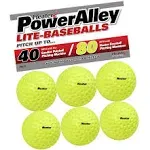 Heater Sports Power Alley 80 MPH Green Lite Pitching Machine Baseballs