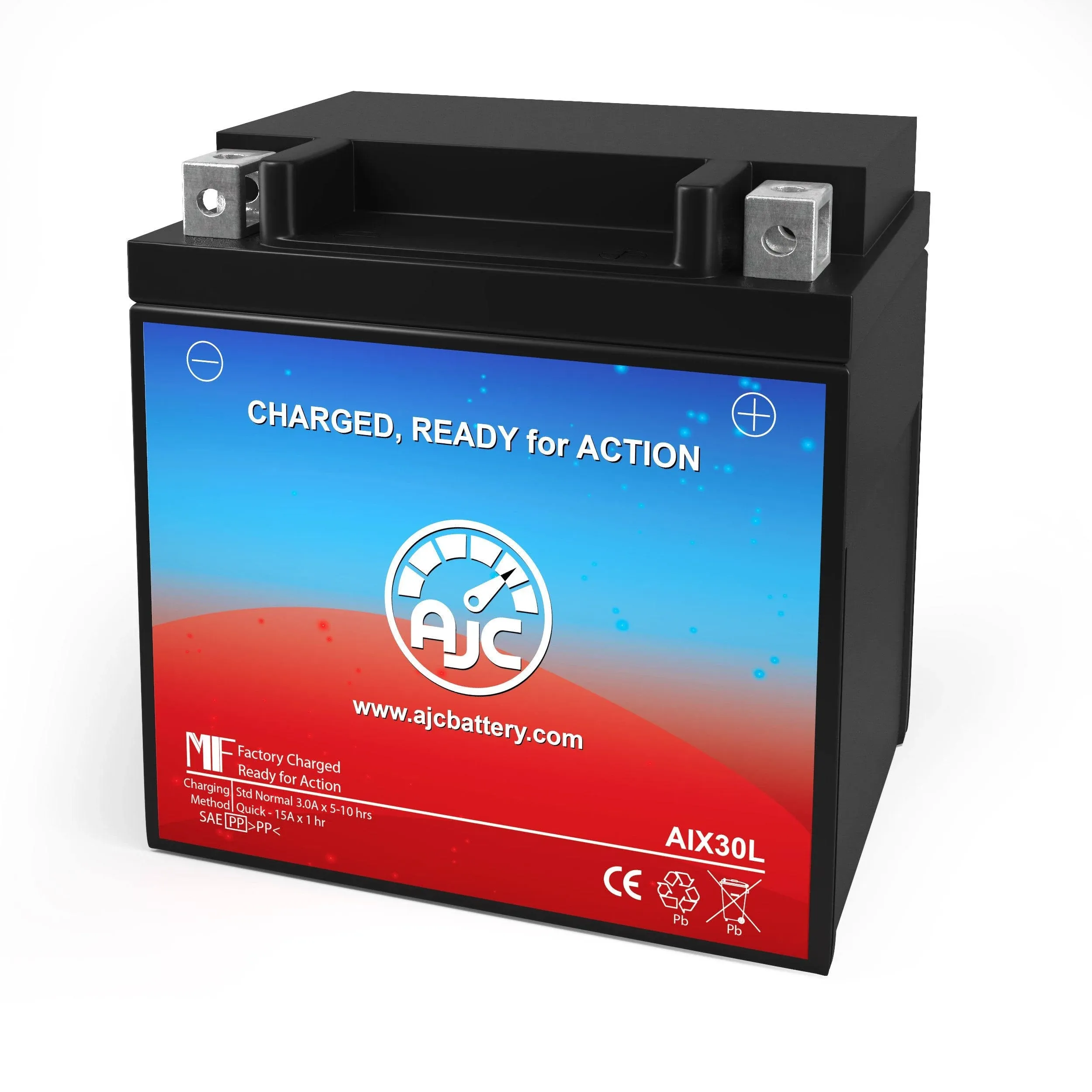 AJC Battery Compatible with Interstate FAYIX30L Powersports Battery