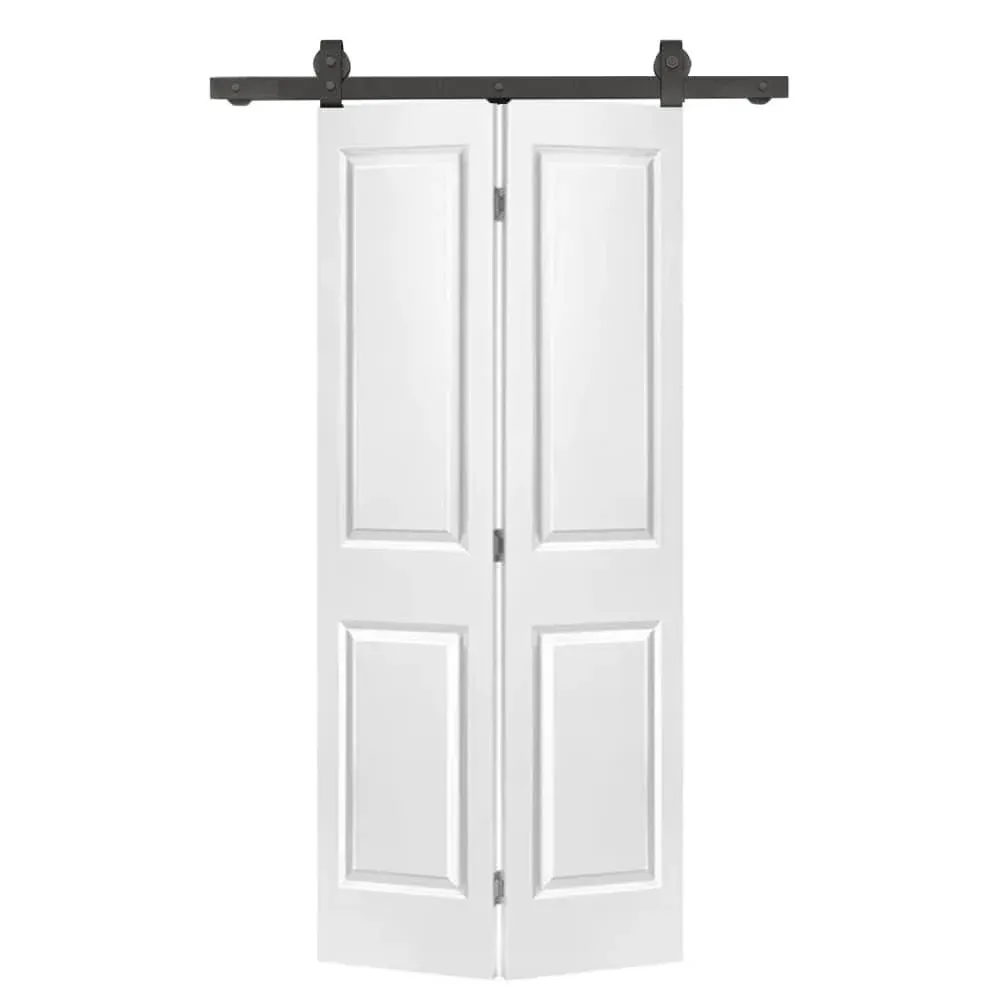 CALHOME 30-in x 80-in White Mdf Single Barn Door (Hardware Included) Lowes.com