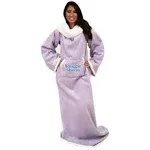 Snuggie Sherpa Original Blanket w Sleeves Wearable Purple Lilac Bedding