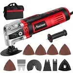 Avid Power Oscillating Tool, 3.5-Amp Oscillating Multi Tool with 4.5°Oscillation Angle, 6 Variable Speeds and 13pcs Saw Accessories