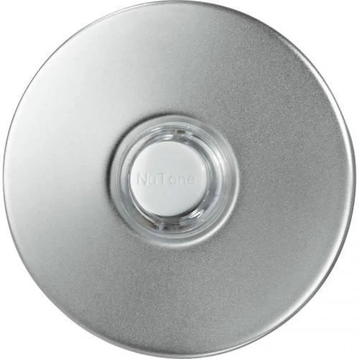 Nutone PB41LSN Lighted Satin Nickel Round Stucco Pushbutton