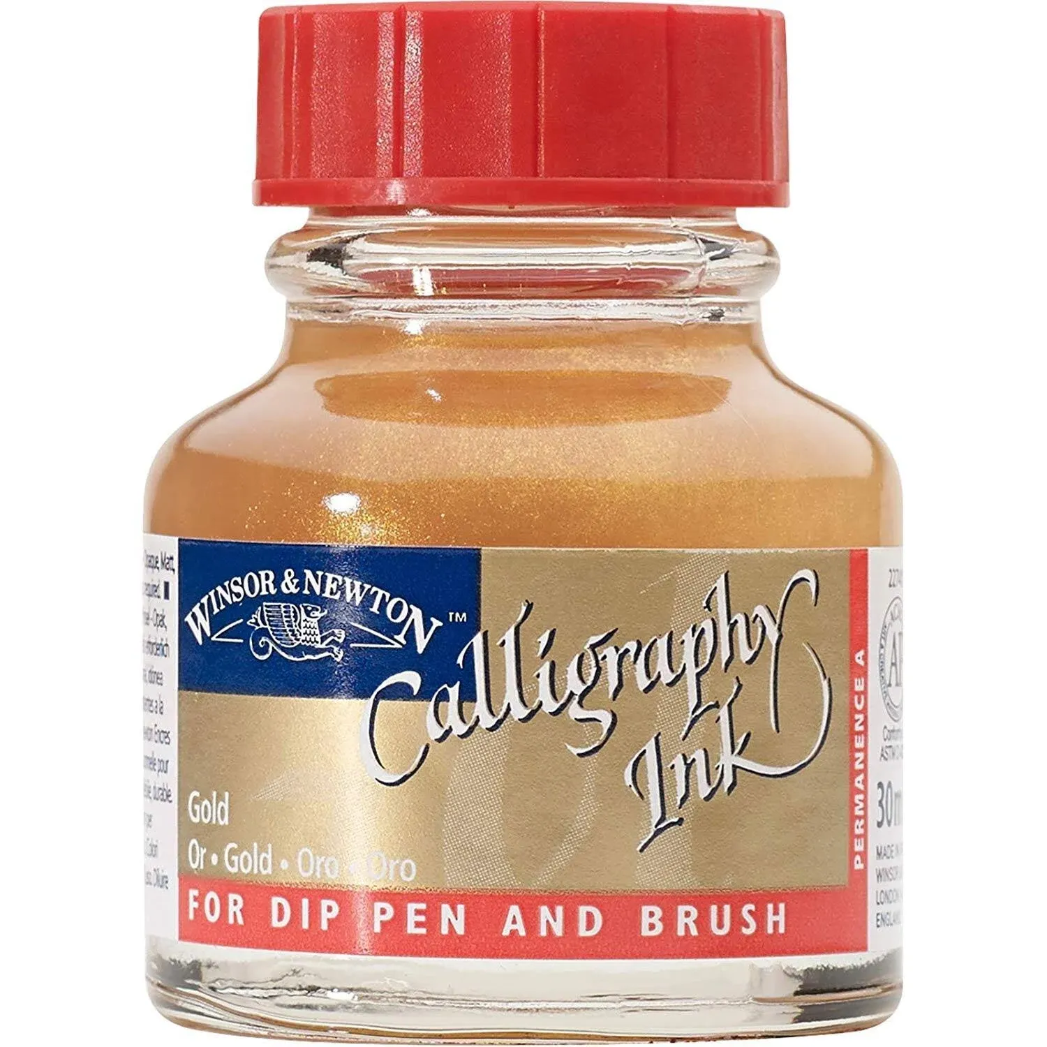 Calligraphy Ink gold, 1 oz.