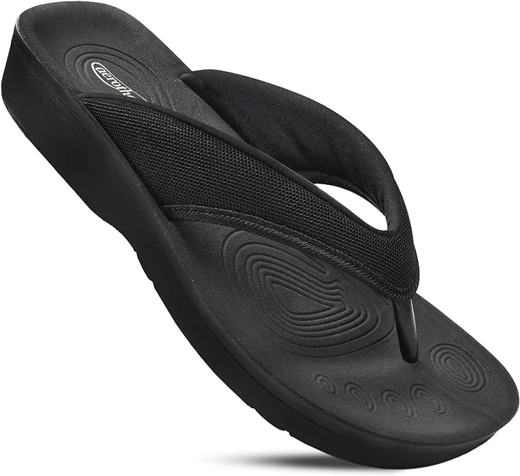 Aerothotic Women's Strait Comfortable Thong Flip Flops Sandals