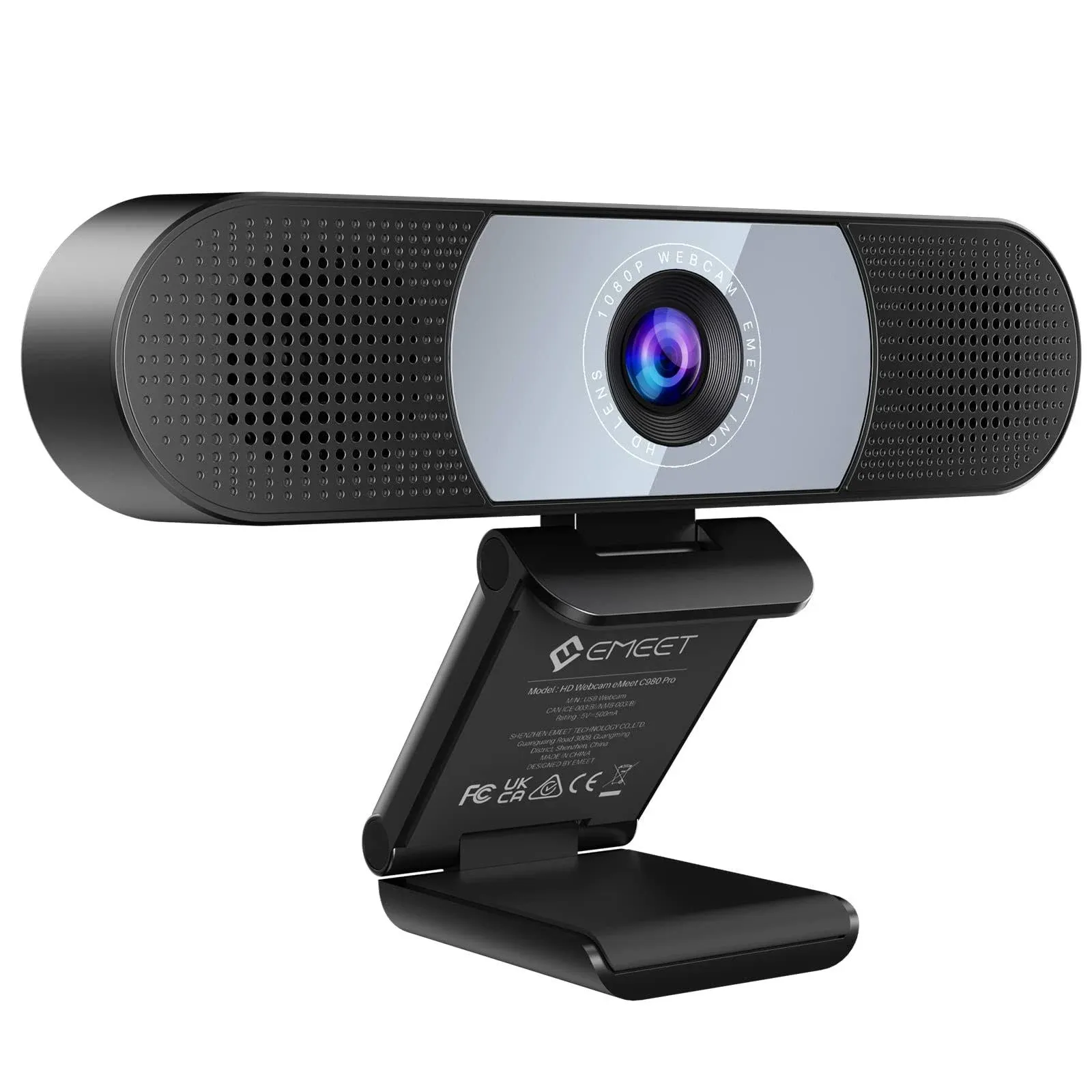 EMEET 3 in 1 Webcam - Streaming Webcam with Microphone, 2 Speakers & 4 Built-In ...