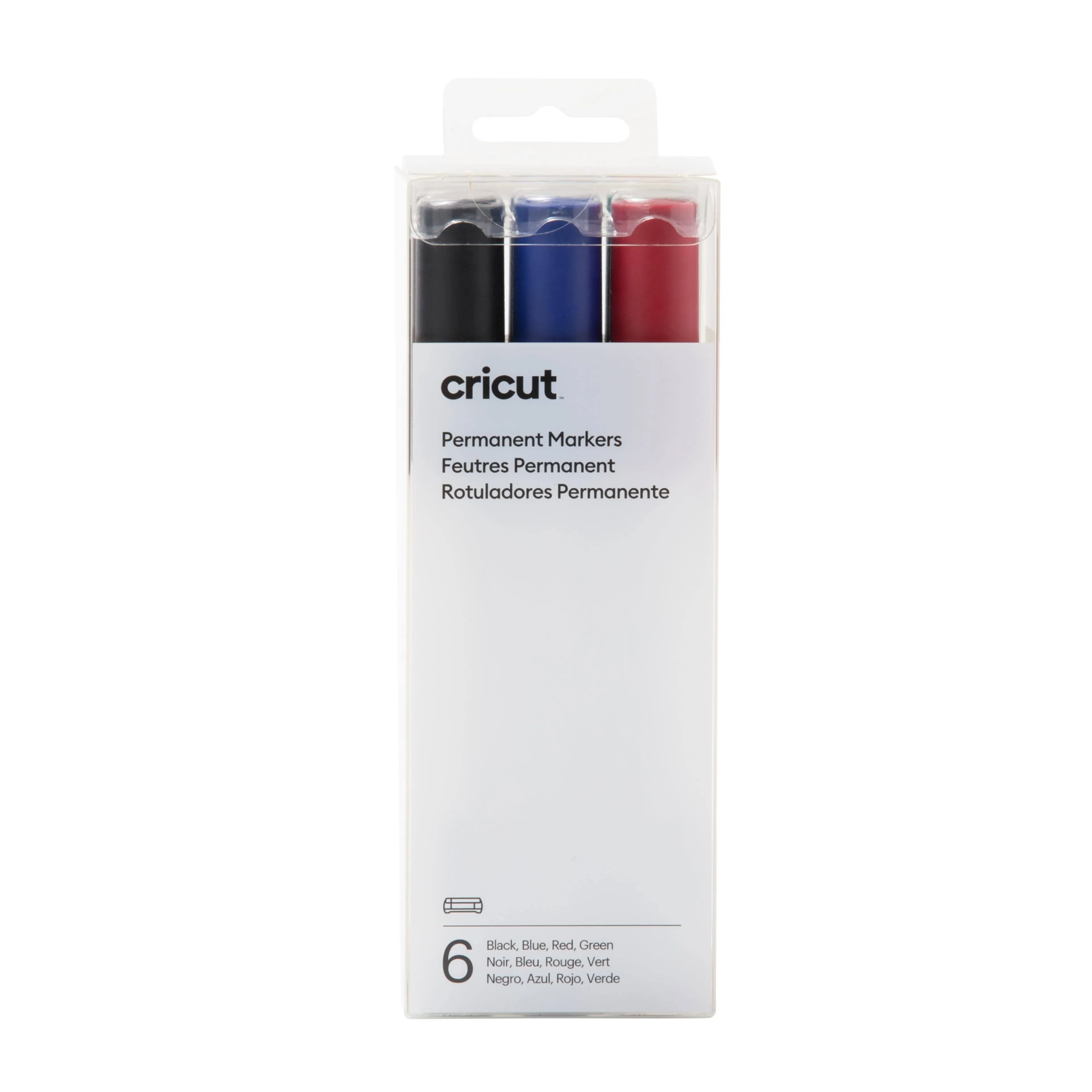 Cricut Permanent Markers 2.5 mm, Black (3 ct) - Compatible Venture, Pack of 1