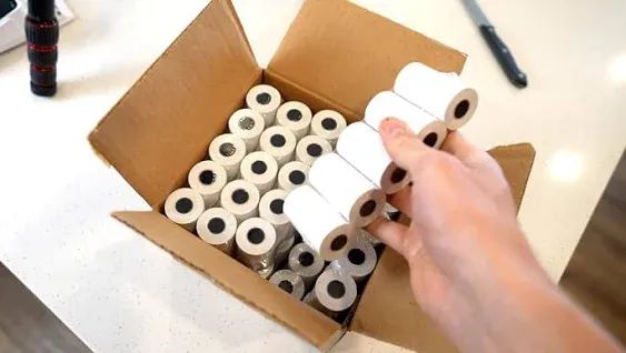 1000 Rolls 2 1/4 x 50 Thermal Paper Receipt Rolls