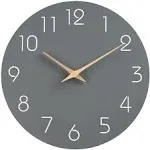 Mosewa Silent Non-Ticking Wall Clock Decorative For Kitchen Bedroom