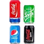 Can Covers that Look Like Soda, Silicone Sleeves for Cans, Can Wraps, Fits All 12FL OZ 355ml (Red - 4 Pack)