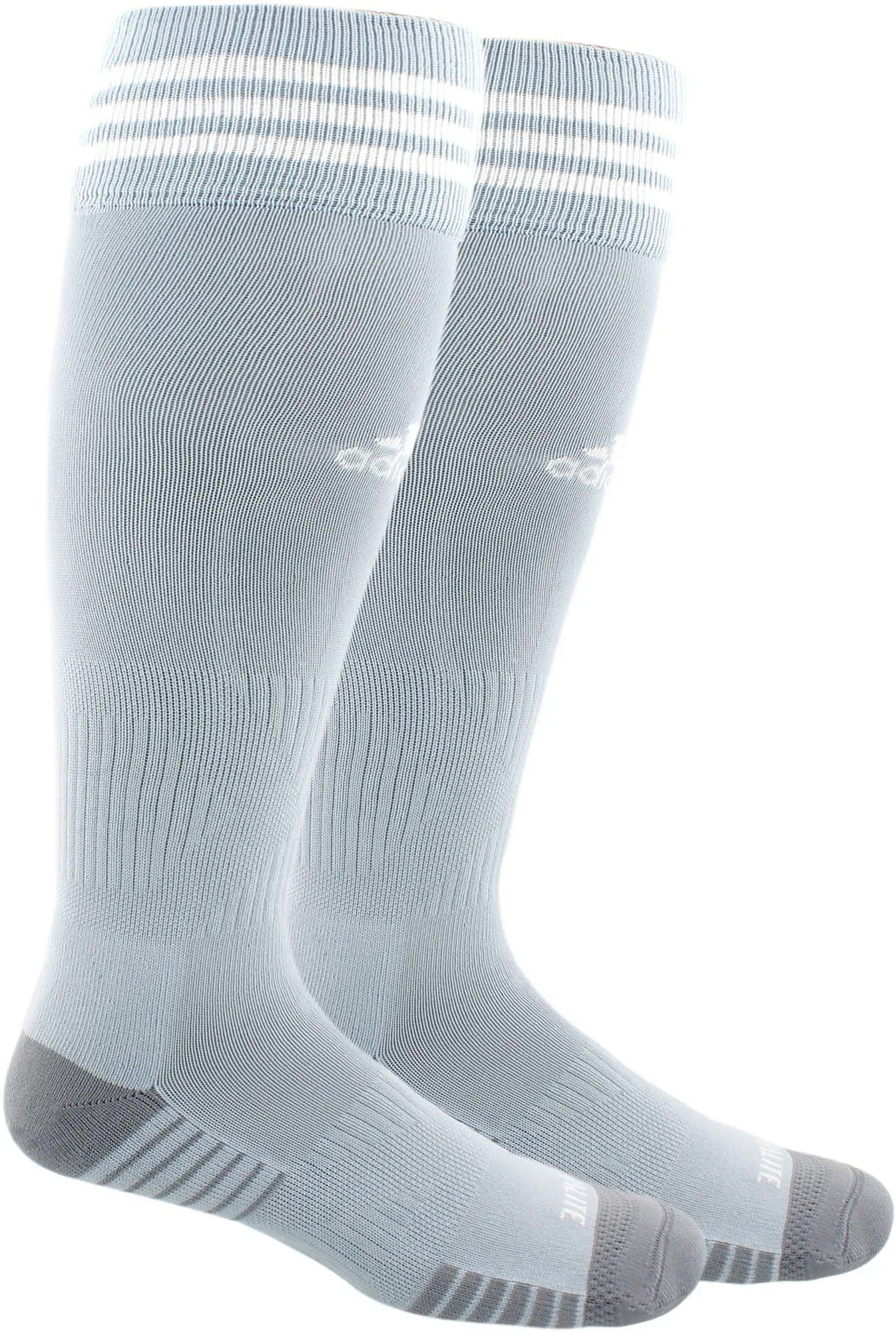 Adidas Copa Zone Cushion IV Socks, Team Light Grey/White / M