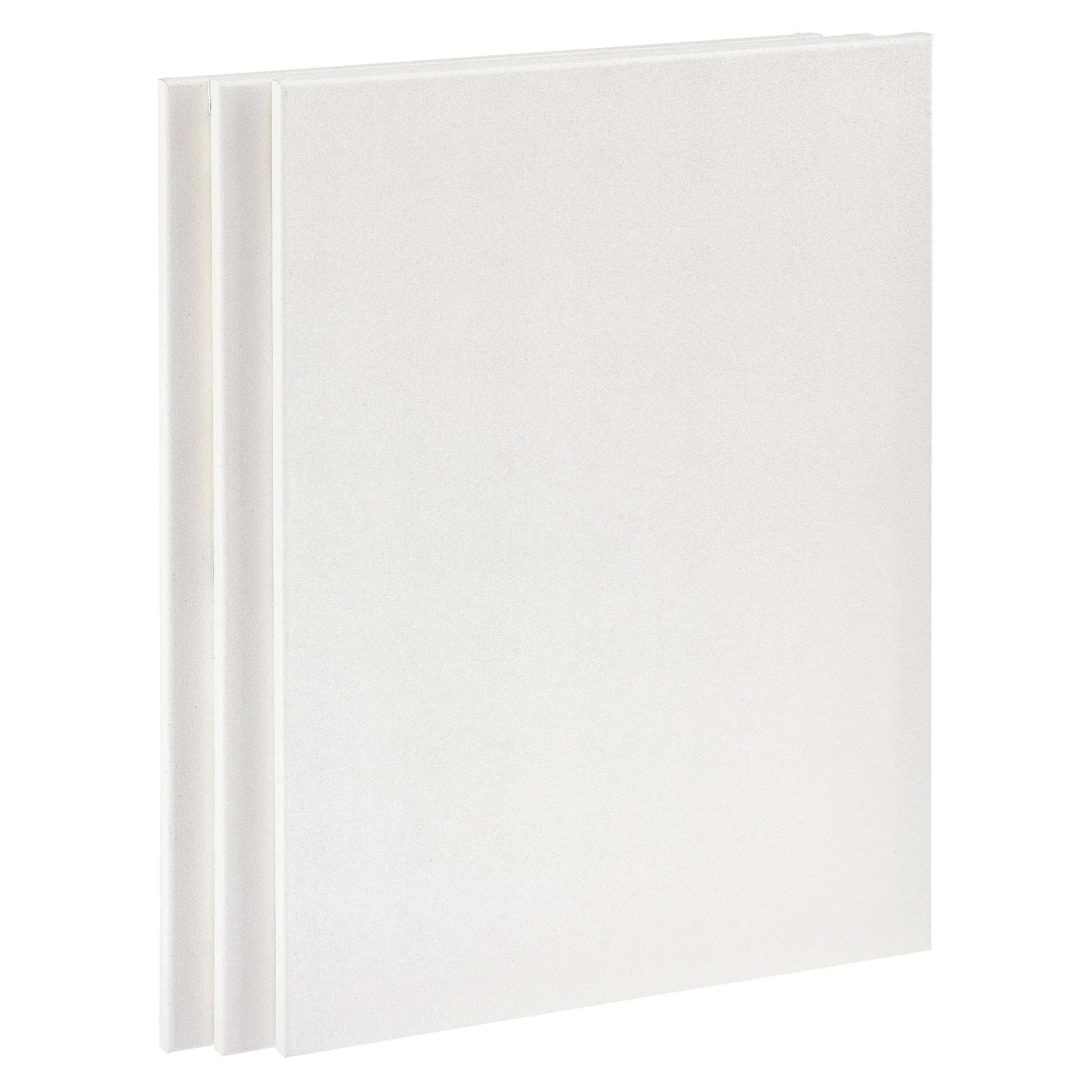 3 Count 18” x 24” Super Value Canvas by Artist's Loft Necessities - Acid Free Cotton Canvas for Paint, Acrylic, & Oils - 1 Pack