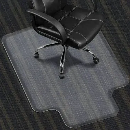 SHAREWIN Office Chair Mat for Hard Wood Floors 48"x30" in Heavy Duty Floor Protector Clear Mat