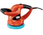 BLACK+DECKER Buffer Polisher, 6 inch Orbital Car Polisher, with Wool or Foam Bonnets (WP900)