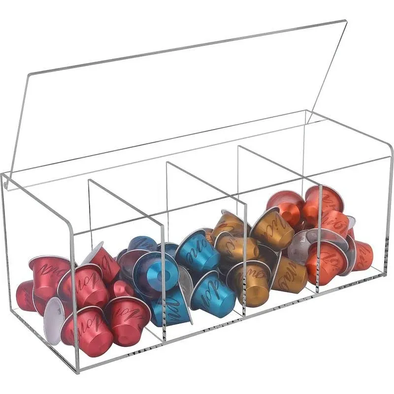 Xbelmber Coffee Pod Holder Organizer for K Cup Storage Station Counter Compatible ...