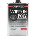 Minwax Wipe-On Poly Clear Gloss Oil-based Polyurethane (1-pint)