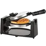 Belgian Waffle Maker Hotel Make Commercial Double Waring Breakfast Iron New