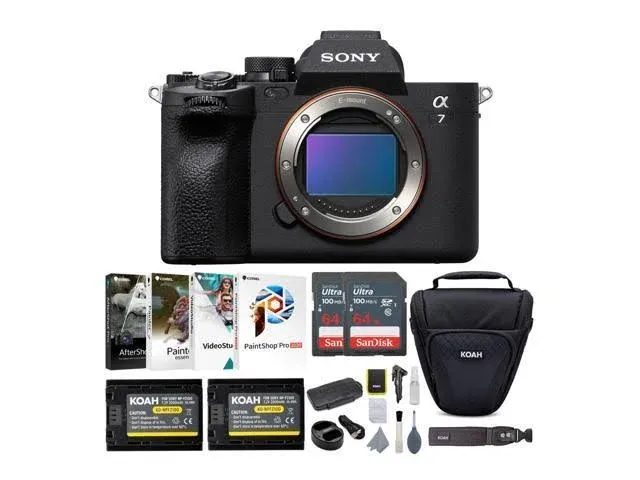 Sony Alpha 7 IV Full-Frame Mirrorless Interchangeable Lens Camera Bundle