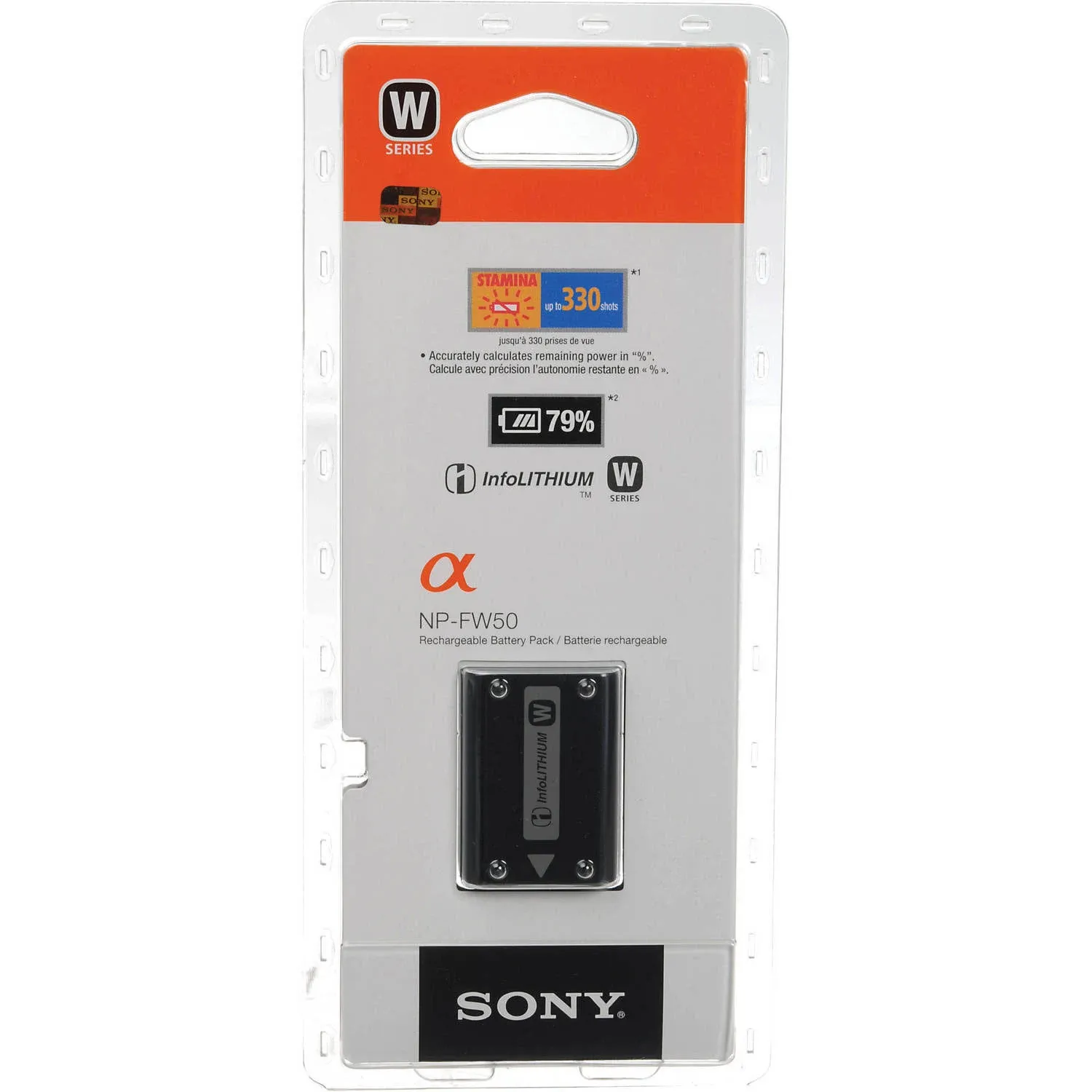 Sony NP-FW50 Lithium-Ion Rechargeable Battery (1020mAh)