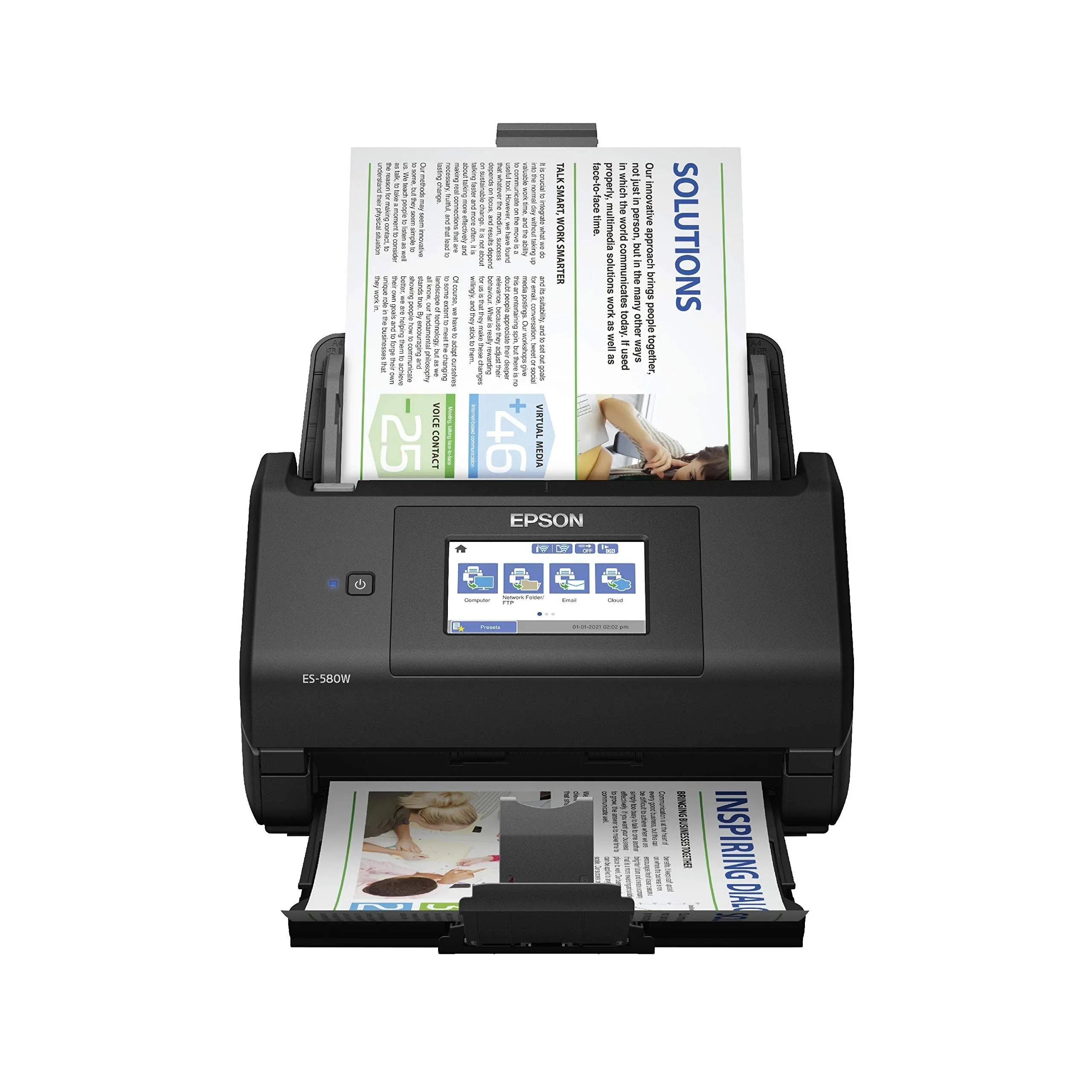 Epson WorkForce ES-580W Wireless Duplex Scanner - 1 Year Ltd Warranty