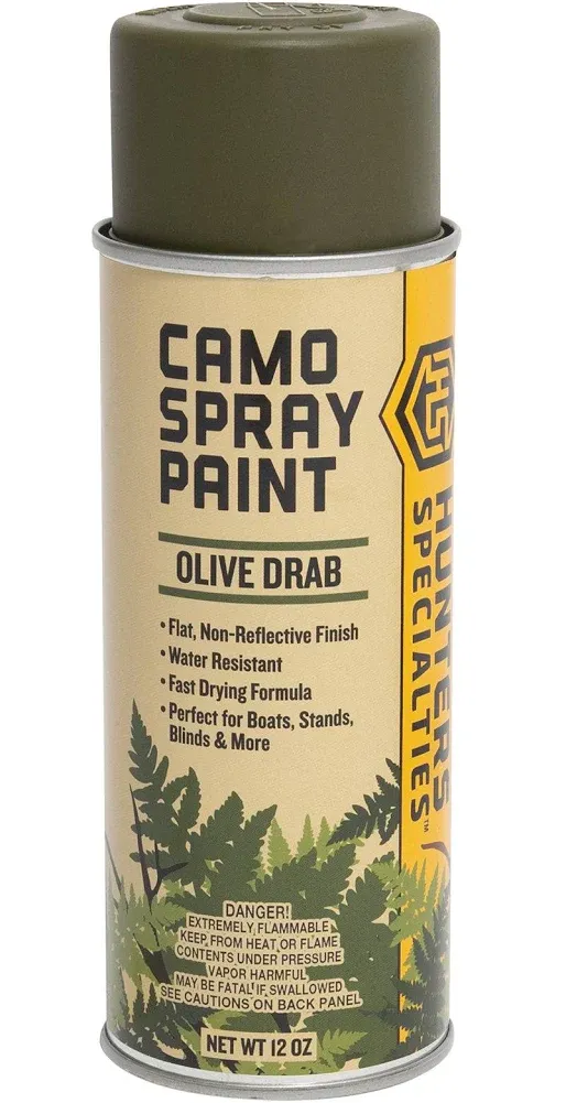 Hunter's Specialties Permanent Camo Spray Paint, Mud Brown - 12 oz can